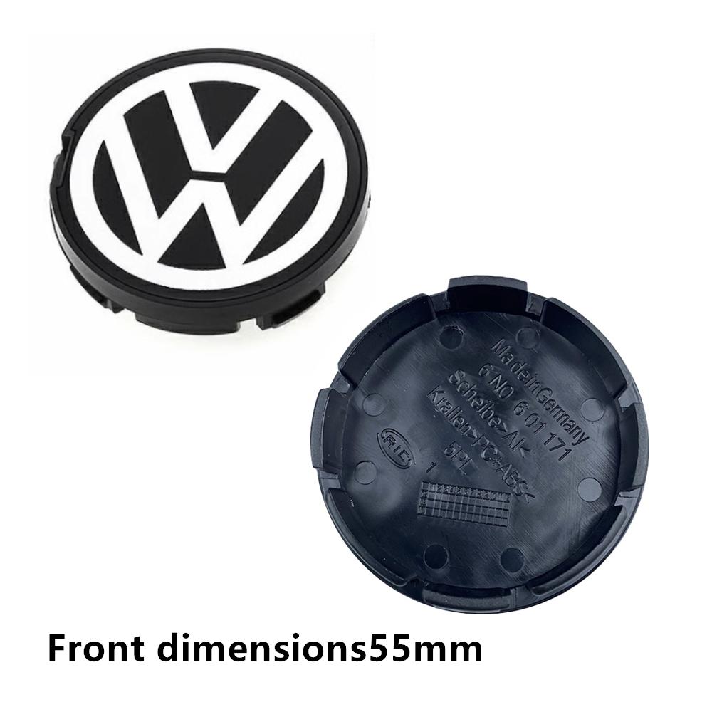 

4pcs 55mm 56mm 65mm 70mm 76mm Car Wheel Center Caps Hubcap Cover for VW Volkswagen Jetta MK5 Golf Passat styling 1J0601171