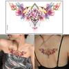 Temporary Tattoo Colorful Removable Quick Apply Skin-touch Temporary Body Art Easy to Use Waterproof Flower Tattoos Sticker Personal Use