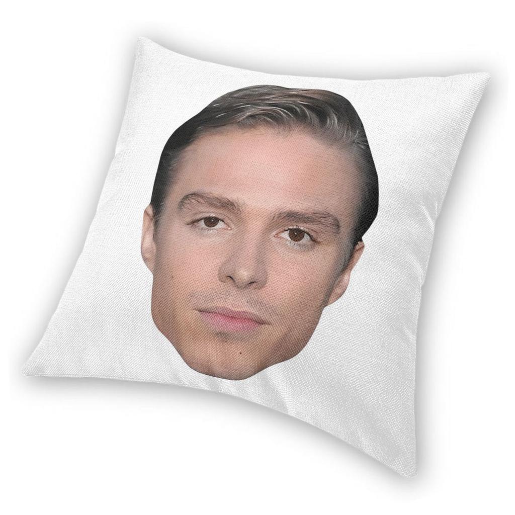 Nicholas Chavez Face Pillowcase Double-Sided Printing Polyester Cushion Cover Decorations Pillow Case Cover Home 45*45Cm