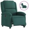 Vidaxl Electric Recliner, Dark Green, Fabric Upholstered