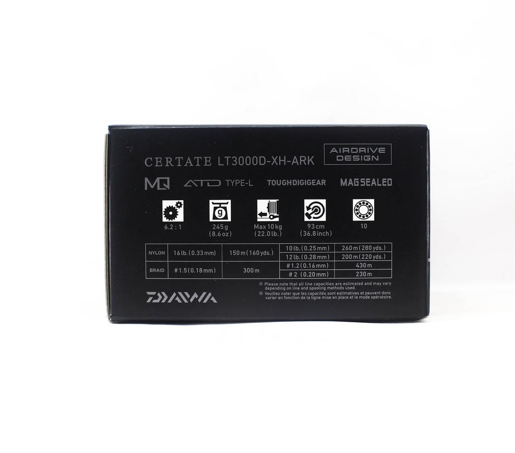 Daiwa Angelrolle Spinning 24 Certate-G LT 3000D-XH-ARK (9512)