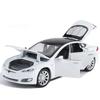 1:32 Model S Model 3 X Alloy Car Model Simulation Diecast Metal Toy Car Vehicles Model Collection Sound Light Childrens Gift