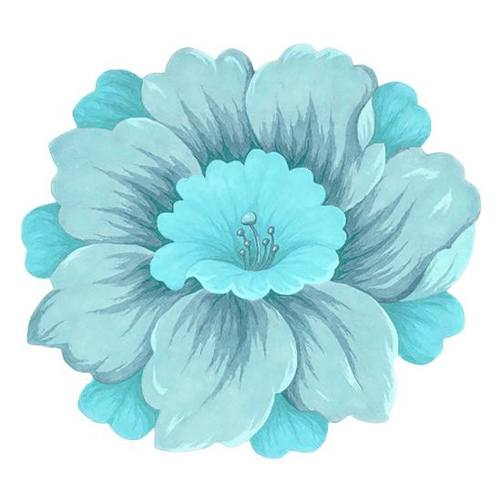 Lotus Flower Floor Mat Non-Slip Round Area Rug Washable Floral Carpet Chinese Style Rug for Bedroom Living Room Kitchen Bathroom Cloakroom