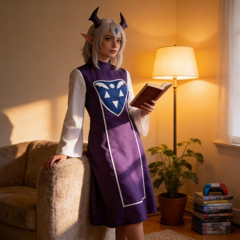 Undertale Toriel Cosplay Costume Full Set For Game Theme Fans