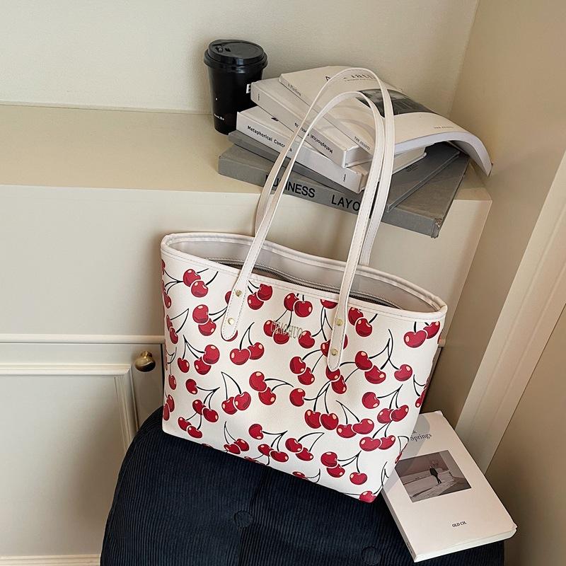 Large Capacity Senior Sense of Modeling Soft and Durable Fashion Exquisite Novel Light Luxury Commuting Slanting Cross Shoulder Handbag Mother Bag