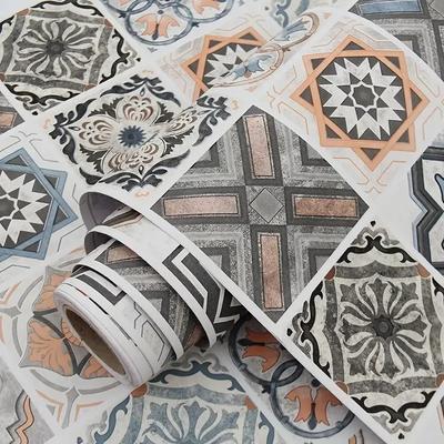 3D Wallpaper 40 Cm Oil -proof Kitchen Furniture Self -stick De PAREDE Bathroom Tile Tile Ethylene Sticker