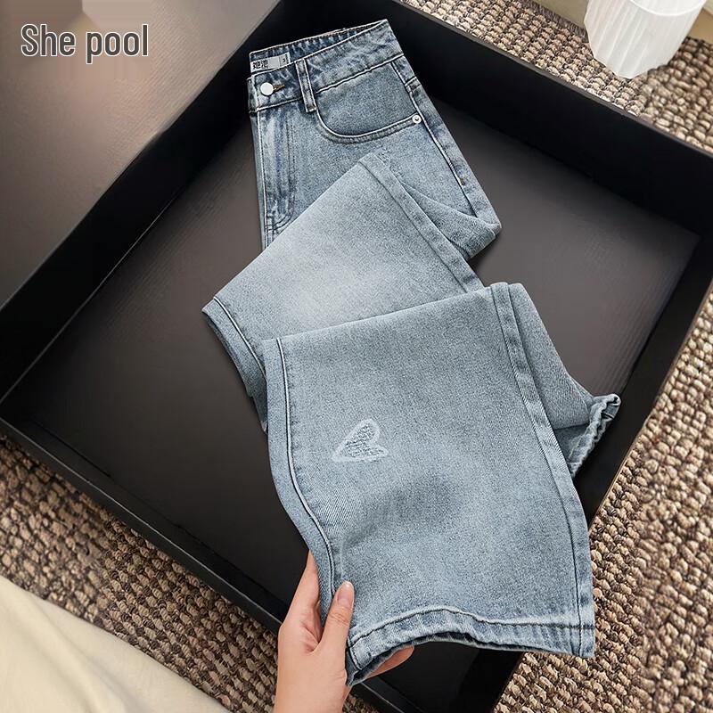

Women s Sweet Heart High-Waist Wide-Leg Denim Jeans XL