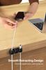 Smofish Cable Clip Holder, 9-Slot Magnetic Desk Cord Organizer, 3-Pack Set, Hidden Phone Charging Cable Keeper, Cord Management, Reusable Adhesive