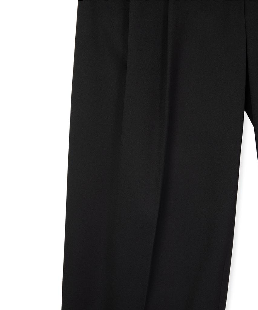 Sinkia Heritage Adjustable Double-Pleat Trousers Black