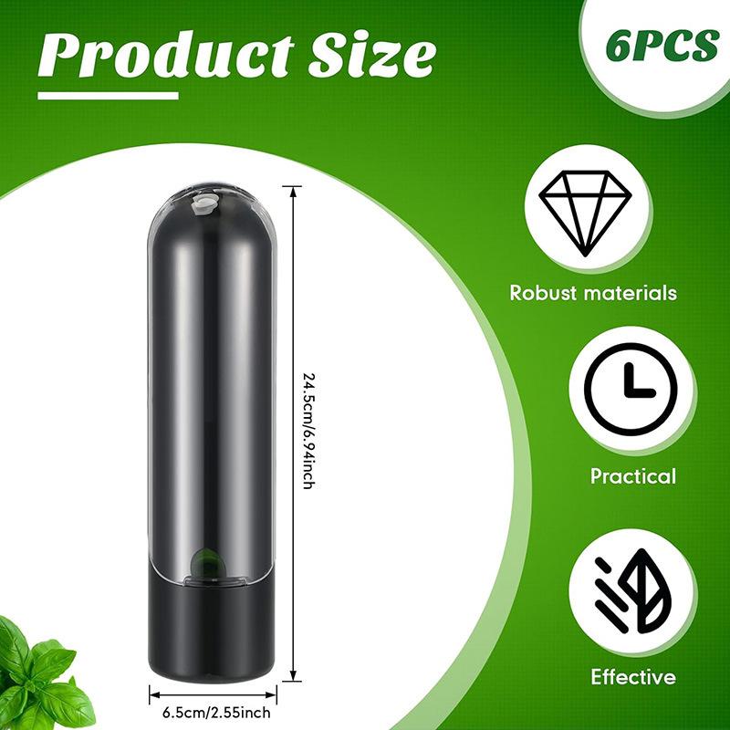 Round Plastic Herb Keeper Fresh-keeping Box for Vegetables and Kitchen Storage