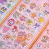 New 4/40Pcs 3D Relief Cute Cartoon Tamagotchi Stickers Kawaii Bubble Decals For Hand Account Notebook Decoration Stickers Toys