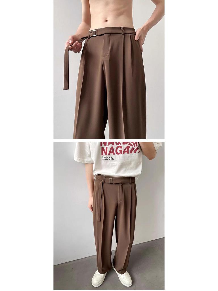 Herren Herbst Leichter Luxus Weite Hosen