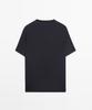 Masimodutti Wool Blend Short Sleeve T-Shirt