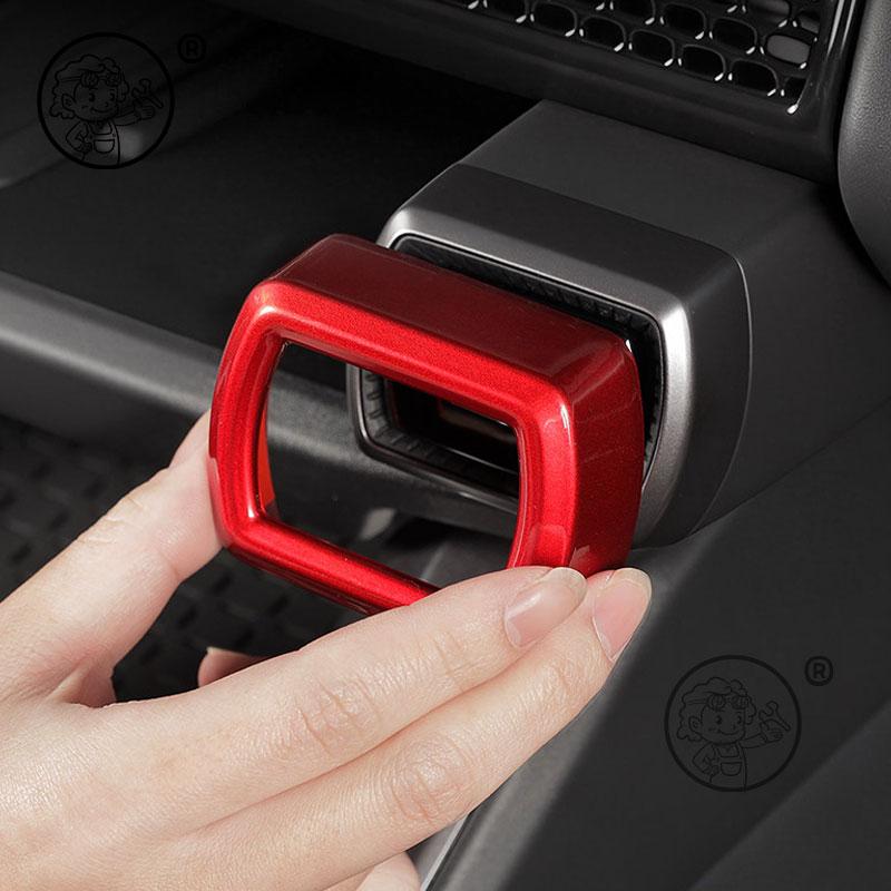 For Toyota RAV4 XA60 6TH 2026 2027 Wireless charging left and right button frames Cover central console modification Accessories
