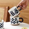 Japanese Underglaze Hand-Painted Ceramic Cup Large Capacity Mug Coffee Cup Breakfast Cup Office Tea Cup Couple Cup
