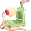 Nuovo pelapatate a manovella in acciaio inox per frutta e verdura, affettatrice per frutta e verdura, kit per sbucciare le mele, strumento creativo per tagliare le mele in cucina