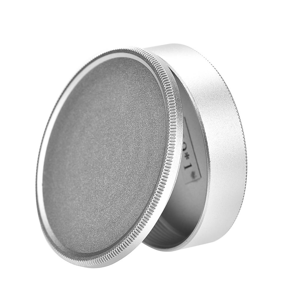 Metal Protective Body Front & Rear Lens Cap Cover for M39 Screw Mount Camera Lenses(Silver)