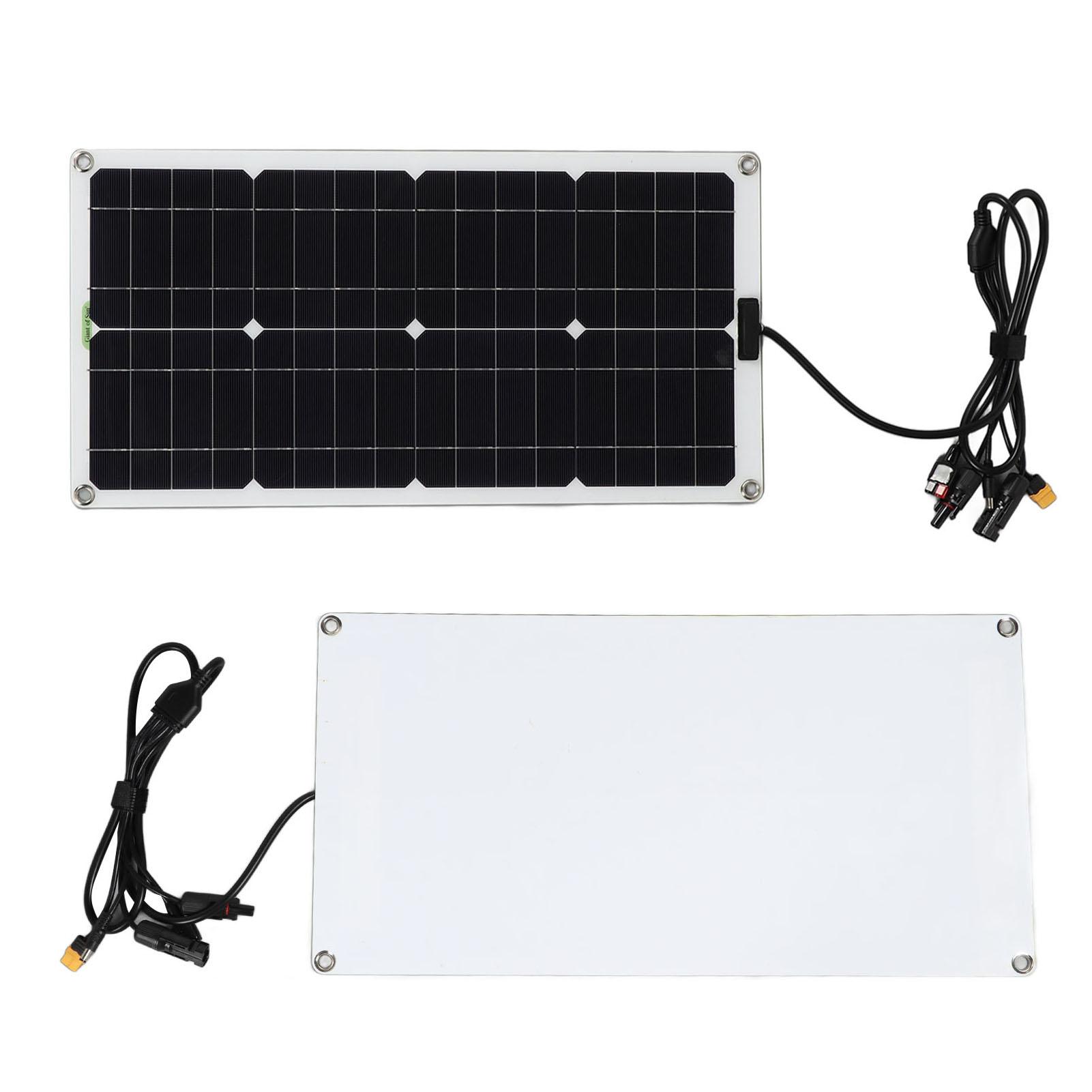100w Monocrystalline Silicon Solar Panel Multi Function Interface Solar Panel for Outdoor Camping Home Emergency Power Supply