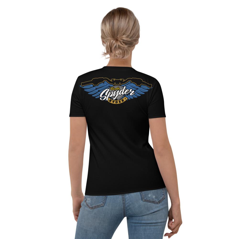 Can-Am Spyder Blue WIngs Women s T-shirt XXXL