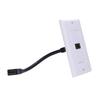 Single Female Port 4K HDMI-compatible Wall Mounted Plate Panel Cover Socket Outlet Extender