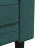 Chesterfield Sofa 3 Seater Dark Green Fabric