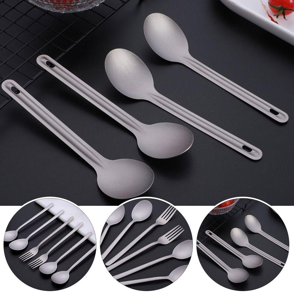 Long Handle Outdoor Camping Fork Portable Cutlery Fork Chopsticks New EDC Tool  Outdoor Tool