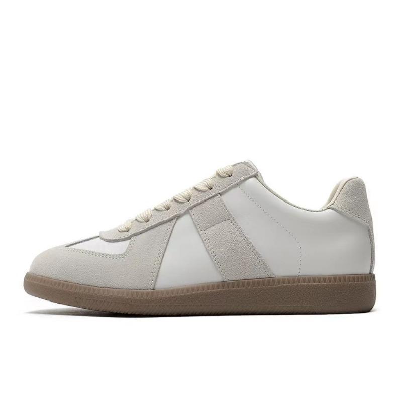 Spring New Breathable Flat Shoes Versatile Trend Classic Retro Leather White Shoes Men's Casual Shoes