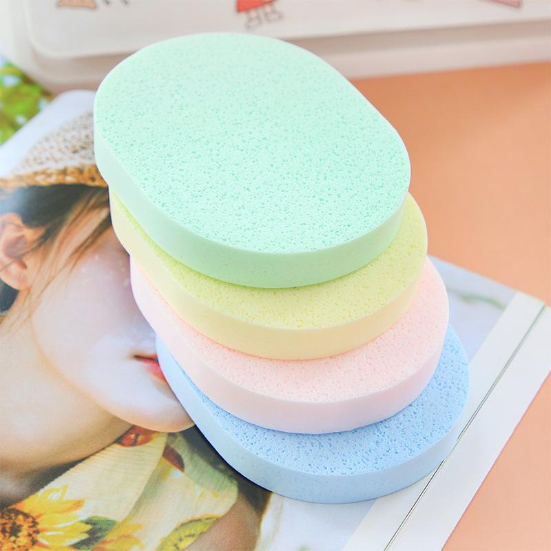 Esponja limpiadora Toallita para el rostro Borla para quitar maquillaje pesado Borla para polvos Toalla de limpieza facial profunda Limpiador de algas marinas