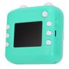 Print Camera Cute Green 24 MP Pixels 1080P Video Thermal Printing Digital Camera Toy with Music