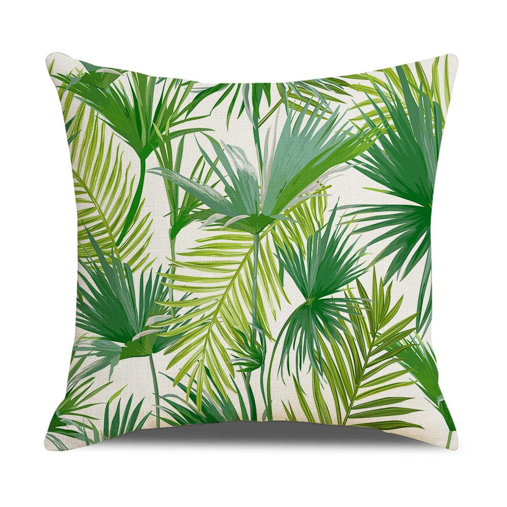 Ins Nordic Tropical Plant Pillow Cover New Home Furnishings Office Lumbar Cushion Pillow Cover