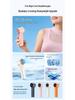 T233 High-Speed USB Rechargeable Handheld Fan with Digital Display 