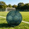 1pc Peacock Feather Theme Soccer Ball Football, Size 5, Lightweight PVC, Outdoor Training Soccer Ball,Gift C6565