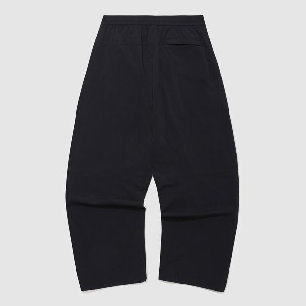 UMBRO Parachute Pintuck 2-Way Wide Pants Black Ur223Cpt51 (A Type)