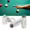 Cue Tip Pricker Tool with Key Chain 6063 Aluminum Prick Storage 2 In 1 Prevent Slip Billiard Cue Tip Pick