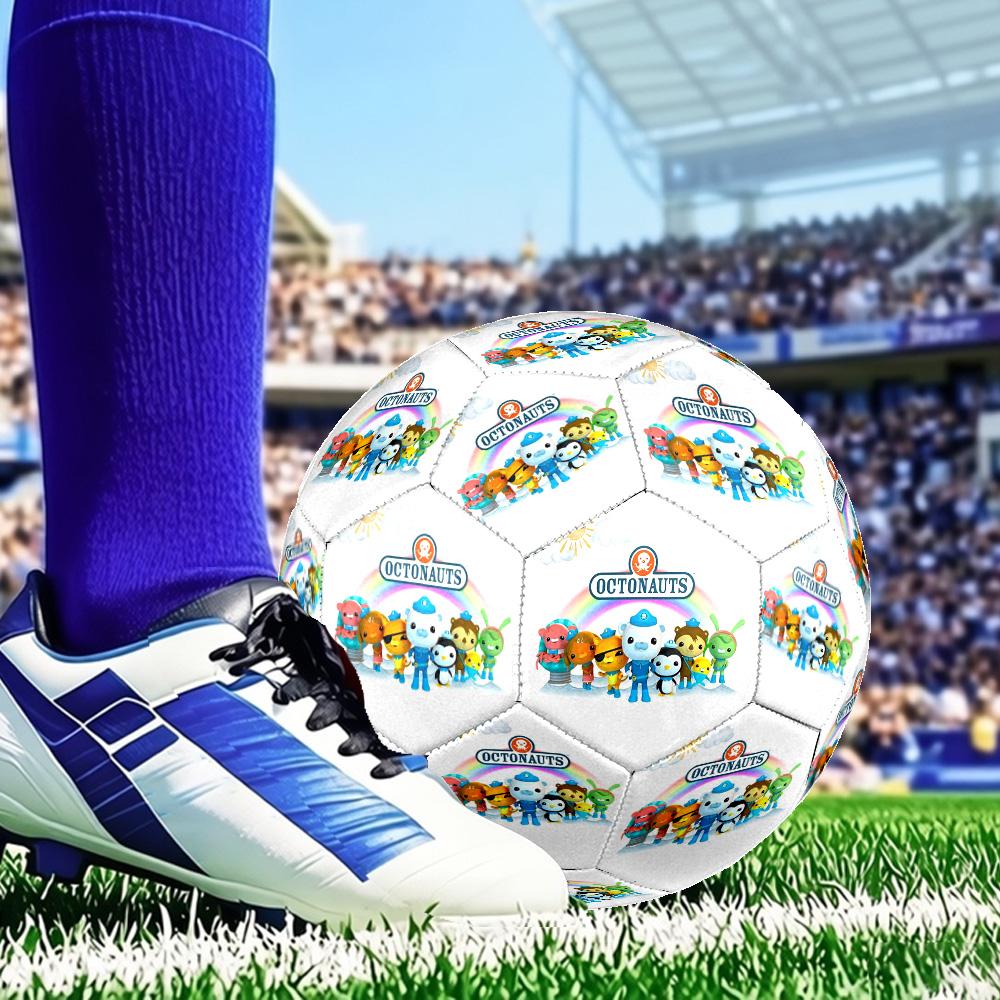 Ocean Explorers Adventure Size 5 Soccer Ball, Suitable for Training and Matches, High-Elasticity, Wear-Resistant Material Gift for Fan