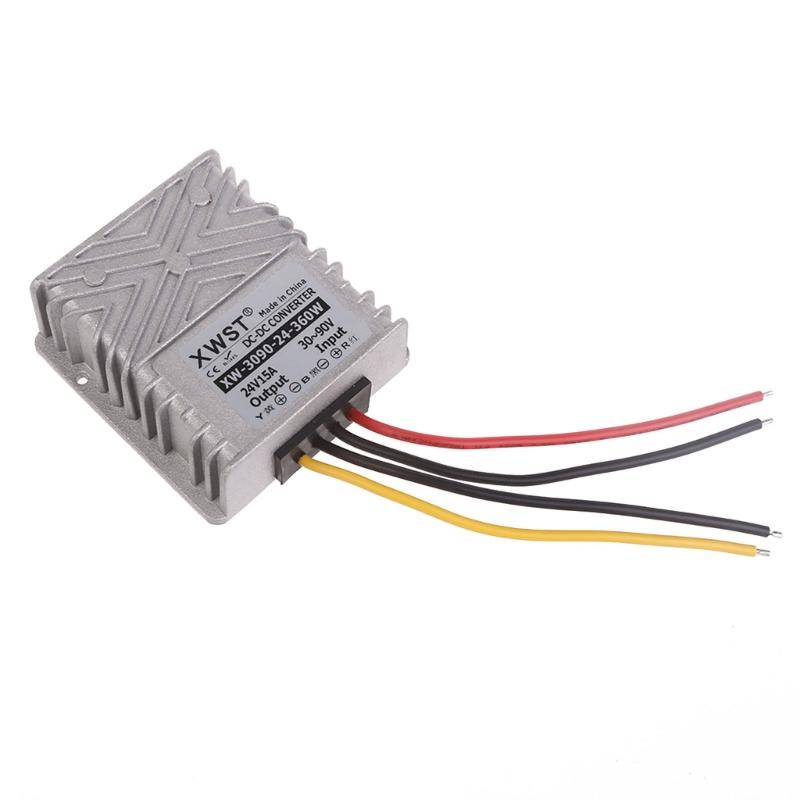 IP67 Waterproof Converter Step Down 30V-90V To 24V 8A/12A/15A/20A/24A Power Supply Adapter Direct Current Buck Module