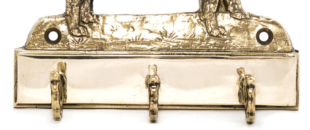 French Bulldog, Frenchie – Key holder with a dog, brass handle for dog accessories | Art-Dog