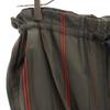 Aula Made In Japan Striped Pattern Long Pants Brown Waist Rubber Women Used