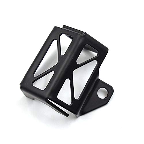 LEDISHUN Motorrad Hinterradbremsölbehälterabdeckung, CNC Aluminium Hinterradbremsenschutz Tank Schutzhülle, Geeignet für X300 V ERSYS NINJA400 Z400 Z90