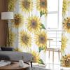 Modern Sunflower Tulle Curtains Living Room Kitchen Bedroom Cafe Hotel Home Decor Curtain With Sheer Polyester Perfect For