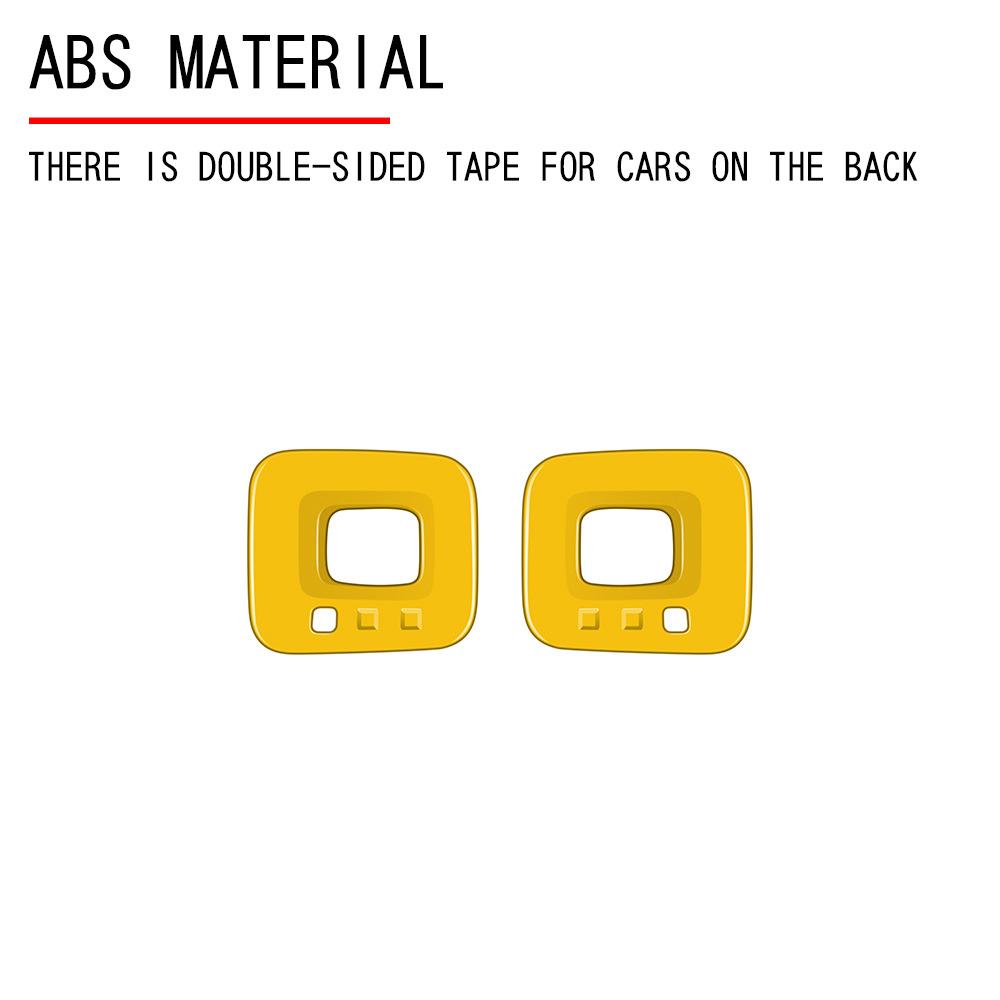 For Mitsubishi Delica MINI 2026 Accessories Front Fog Light Cover Decoration Sticker