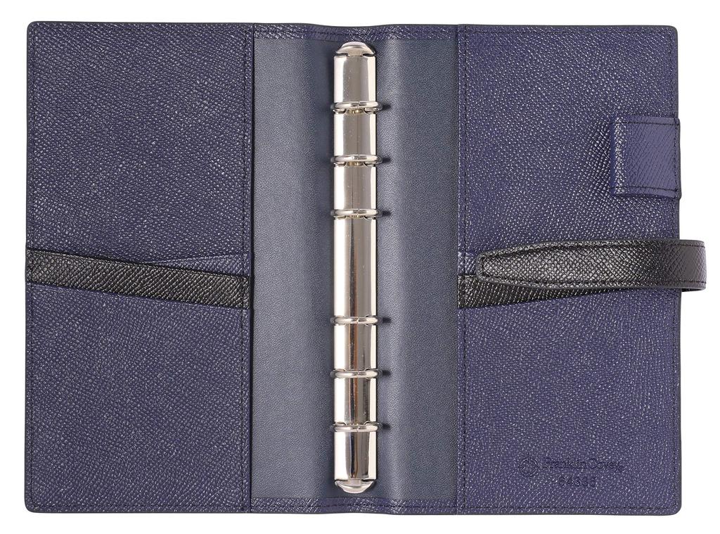 Franklin Planner Color Noblesse III Binder 64335, 15mm Pocket, Black