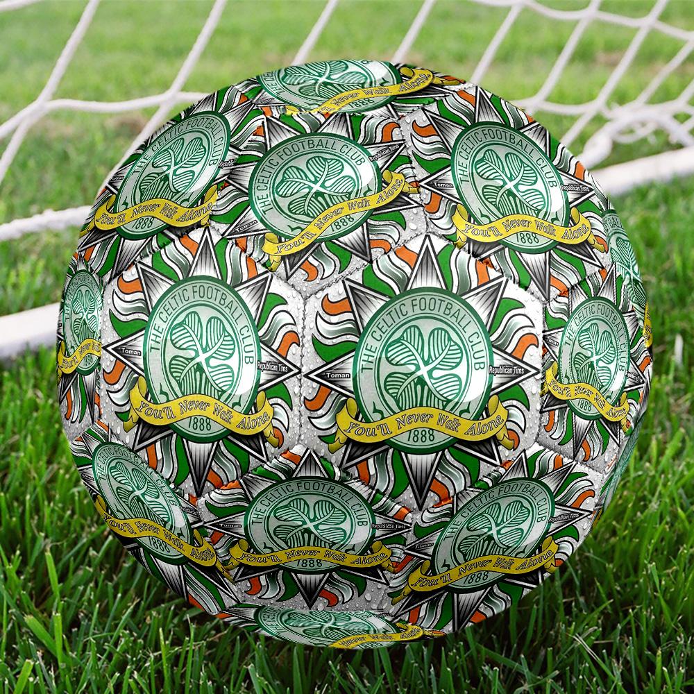 Celtic FC  clubIndoor Soccer Ball Colorful All Ages Machine Stitched PVC Competition Ready Durable High-Bounce