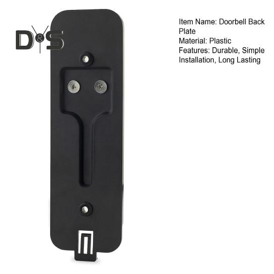 Video Dørklokke Bakplate Ingen boring Enkel installasjon Tyverisikring Kamera Sikkerhet Dørklokke Bakplate Erstatningsdel