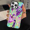Anime C-Chainsaw Man Phone Case For IPhone 17 16 15 14 11 12 13 Pro Max Plus Pro Colored Silver Cover
