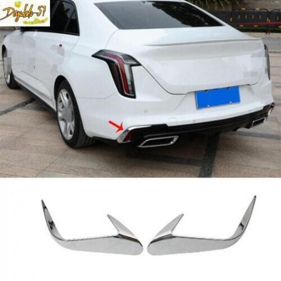 For Cadillac CT4 - Chrome Exterior Rear Fog Light Strip Cover Trim