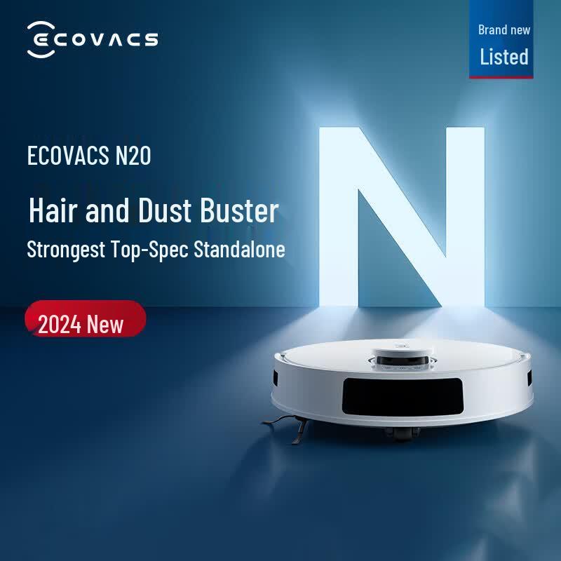 Ecovacs N20 Robotic Vacuum and Mop CN plug (adapter included)