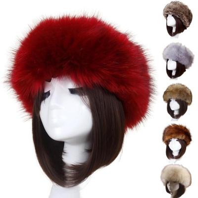 Winter Becken Hut Faux Pelz Gefüttert Hohl Top Faltbare Wärme Retention Fuzzy