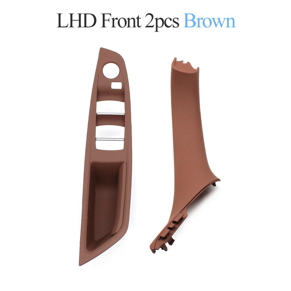 LHD High Quality Car Inner Passenger Door Panel Handle Pull Trim Cover For BMW F10 F11 F18 520 523 525 528 51417225865