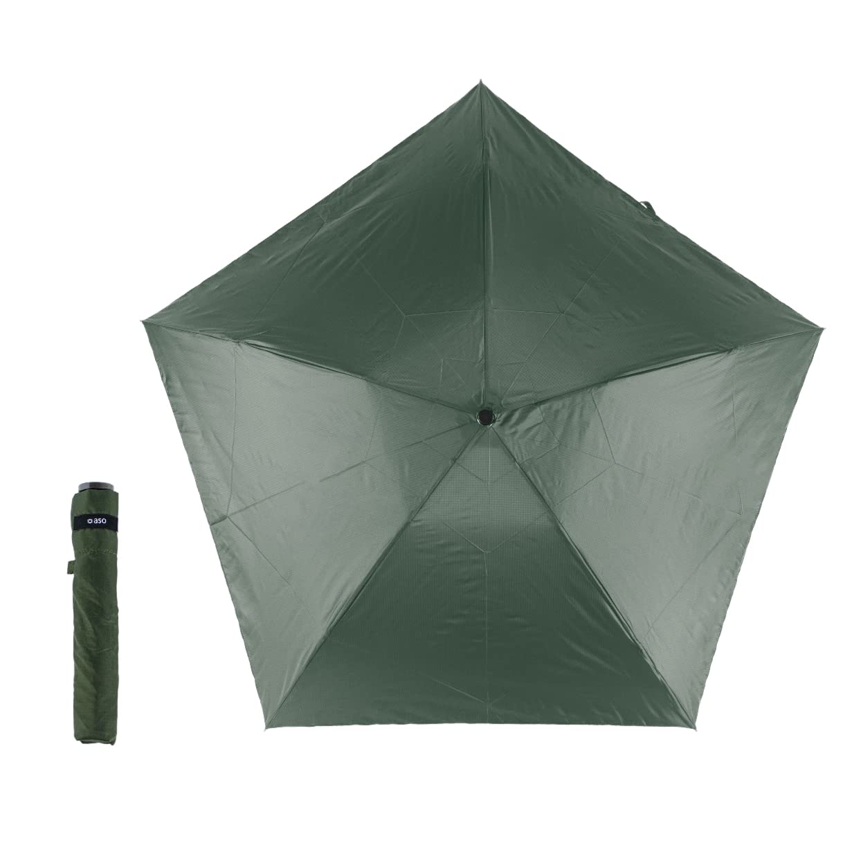 

aso Pentagon 72 складной легче, чем ультрауглеродный алюминий [ ] Зонт, смартфон, легкий, 72 г, каркасный, мужской, женский, хаки, AM-PE7210